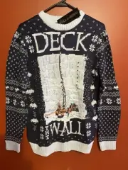 Game of Thrones “Deck the Wall” GOT Ugly Sweater Medium Holiday NEW NWT HBO