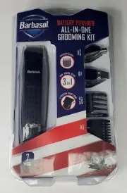 Barbasol Men's Trimmer Clippers All In One Grooming Kit CBT14500BLK