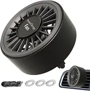 AC Fan for Car - USB Car Fan for Air Vent,Scent Decoration with Colorful Light Small Cooler Device for Home Truck Vehicle Pickup RV Van