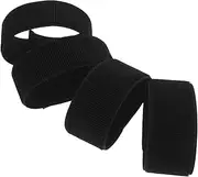 2 Pairs Compression Ankle Support Sleeves for Sports Adjustable Ankle Protector with Fixation Straps for Soccer Basketball Running Comfortable Injury Prevention