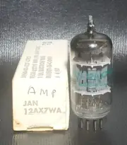 1 GE JAN 12AX7WA D Getter Vacuum Tube Tested NOS On Calibrated TV - 7