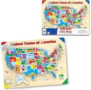 The Learning Journey Lift & Learn USA Map Puzzle