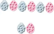 6 Pcs Mold Chocolate Candy Molds Silicone Gummy Molds Silicone Molds for Resin Wax Mold Bunny Pineapple Baking Tool Dessert Silicone Mold Candy Molds Soap Fruit Silica Gel(Sky-bluex4pcs,22.7x17.1cmx4p