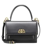 Balenciaga Sharp XS Black Leather Shoulder Bag