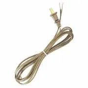 8 Ft. Cord Set, 18/2 Spt-1, Metallic Gold