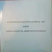 Corgi Aviation Collectors Club Vickers Viscount 700 Test Pilot School AA30509