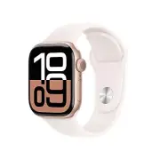 Apple Watch Series 10 [GPS 42mm case] Smartwatch with Rose Gold Aluminium Case