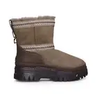UGG CLASSIC MINI TRAILGAZER HICKORY LEATHER WATERPROOF WOMEN'S BOOTS SIZE US 8