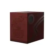 Dragon Shield Double Shell Deck Box Case Blood Red & Black Holds 100+ Cards