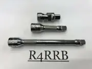 Snap-On Tools NEW 3 Piece 3/8" Drive Knurled Extension and Swivel Socket Lot Set