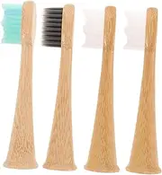 SHERCHPRY 4pcs Toothbrush Heads Replacement for Electric Toothbrush Gentle Cleaning Action Compatible