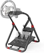 DWDZ Racing Steering Wheel Stand Collapsible&Tilt-Adjustable Racing Stand for Thrustmaster,Logitech G25,G27,G29,G920, Supporting TX,Xbox,PS5,PC(Wheel&Pedals Not Included)