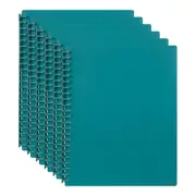 6PK Marbig 20-Pocket A4 Refillable Document/File Holder Display Book - Green