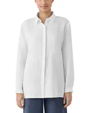 Eileen Fisher Linen Classic Collar Shirt
