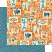5p Graphic 45 World's Fair Collection Scrapbook Paper Envision Expo 4501172