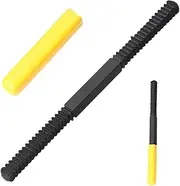 Tap Set - Thread Repair File Stainless Thread File with Pitch Gauge Made of Carbon Steel Black High Hardness Multifunctional Thread Repair Tool Restoration File for Water