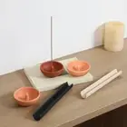 Simple Ceramic Incense Holder Home Thread Fragrant Artwork Decoration Ornaments