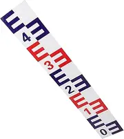 Self Adhesive Water Level Gauge Sticker Durable Pool Measuring Tool Reflective Corrosion Resistant Water Level Marker