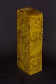 SPALTED MAPLE ROOT WILLOW END 127*44*31 mm