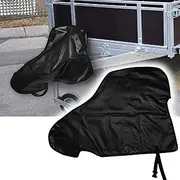 89x63cm Caravan Hitch Cover, Universal Trailer Caravan Towing Hitch Cover Anti Rain Snow Waterproof Dustproof Protector for RV Tow Coupling Lock