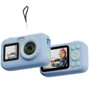 Kids Camera Dual Screen 1080P 44MP HD Digital Video Camera for Boys Girls Ages 3-10(Blue)