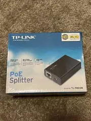 New TP-Link Gigabit Ethernet PoE Splitter Adapter (TL-PoE10R)