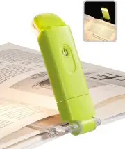 USB Rechargeable Book Reading Light with Clip, LED Clip on Flexible Book Light