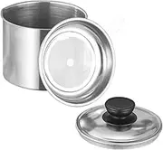 UTHCLO Multi-Function Oil Filter Tank Large Stainless Steel Cooking Oil Strainer Kitchen Storage Container Fryer