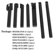 Carbide Indexable 5/8'' CNC Lathe Turning Threading Tool Cutter Bit Cutting Sets