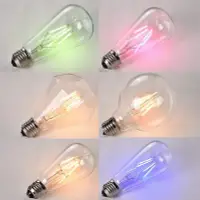 在飛比找Yahoo!奇摩拍賣優惠-LED燈泡 LED愛迪生燈泡 LED彩色裝飾燈泡 復古裝飾彩