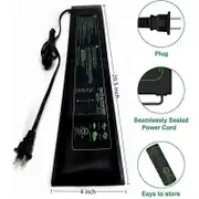 Plant Heating Mat with Thermostat for Seedlings, Pets and Reptiles,7W Heating Mat for Germination and Temperature Regulation, Safe and Durable,10cm*52