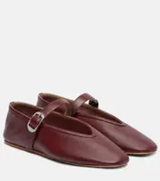 [Le Monde Beryl] Le Monde Béryl Stella leather ballet flats EU 42 burgundy