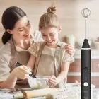 Mini Whisk Mixer Wireless Handheld Blender Coffee Maker Milk Frothers