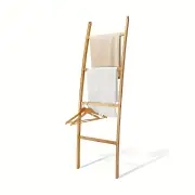 NNETM Ladder Style Storage Rack - Space Saving Towel and Blanket Organizer