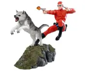 The Phantom - Phantom and Devil Red Suit Statue