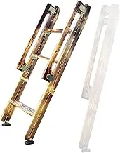 Wooden Bunk Bed Ladder, Bunk Bed Home Replacement Ladder with Safety Handrails, Rotatable Base, Suitable for Loft Bedroom Dormitories, Can Be Customized (Size : 125cm(49in))