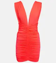 [Alex Perry] Alex Perry Keanen ruched minidress AU 12 red