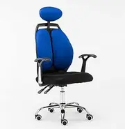 Stable Lift Swivel Office Chair，Comfortable Ergonomic Desk Chair with Multi-Functional Headrest，Breathable Backrest Computer Chair Mobile