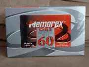 Memorex DBS 60 Minute Normal Bias Audio Cassette Tapes New In Package 10 Tapes