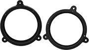 RED WOLF 6.5” Rear Door Speaker Adapter for Subaru WRX 2014-2020, Forester 1998-2020, Impreza 2007-2019, Legacy 2003-2014 Install Aftermarket Audio Speaker Spacer Ring 6 1/2 Inch Adaptor