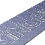 Kingpin Skate Supply Grip Tape Letters Black 9"x33" Skateboard Griptape
