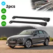 Audi A4 B9 Allroad Quattro 2016-2023 fit Roof Rack Cross Bars Black Roof bars