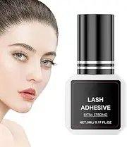 Strong Eyelash Glue, Fast-Drying Strong Lash Adhesive, 5ml Invisible Eyelash Glue, Women Makeup Tools for Travel, Daily Life, Wedding