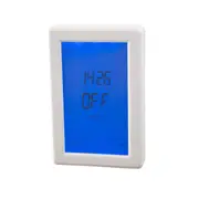 Radiant TS8100W-TIM-V Digital Timer Switch - Vertical - White (Heated Towel Rail)
