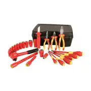 Wiha Tools 31691 Insulated Set 24 Pieces With 1/2" Drive Sockets 8 to 24mm