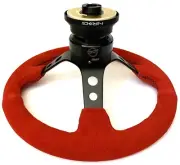 NRG SHORT HUB QUICK RELEASE STEERING WHEEL RRB FOR Mitsubishi Eclipse GS GST