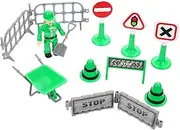 WEKAMOS 1 Set Traffic Sign Simulation Educational DIY Roadblocks for Early Learning for Imaginative Play and Transportation Education