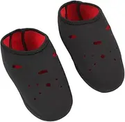 [SAFIGLE] Men's Women's Snorkeling Socks Sturdy Diving Swimming Socks Non Sole Easy to Wear Black Size Large