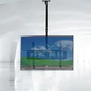 tv Wall Mount' Telescopic TV Bracket TV Wall Mount Ceiling TV Mount Bracket, Full Motion 360 Deg Rotation Tilt Swivel TV Mount, Can 90° Flip Down Folding tv Mount Wall Mount tv Bra