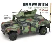 1/72 US M1114 Humvee armored vehicle NATO camouflage M2 gun static model*